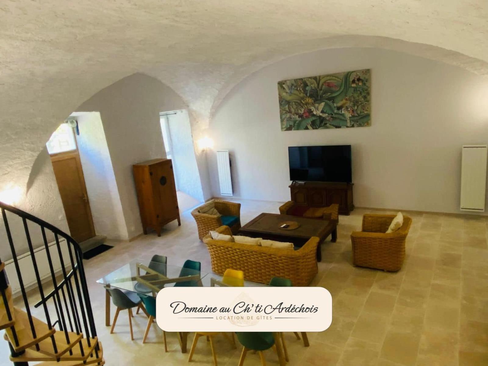 Rochessauve Gite De Groupe - Domaine Au Ch'Ti Ardechois מראה חיצוני תמונה